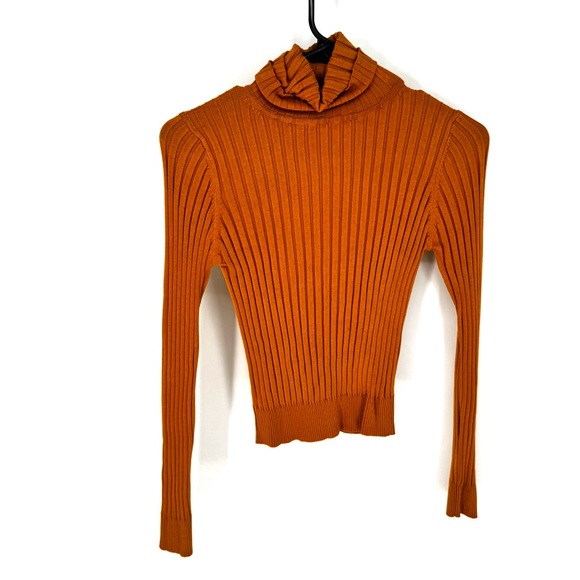 Zara Sweaters - Zara mustard, yellow cottage, core norm, core Ribbed turtleneck rib Sweater